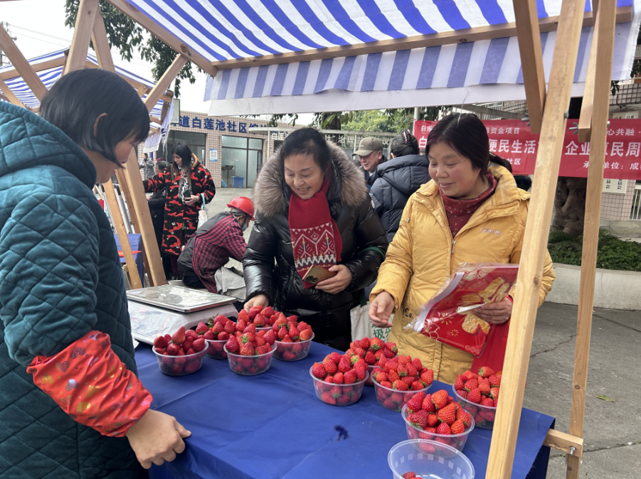 白莲池社区“便民生活节・企业惠民周”商居联盟市集活动第5张